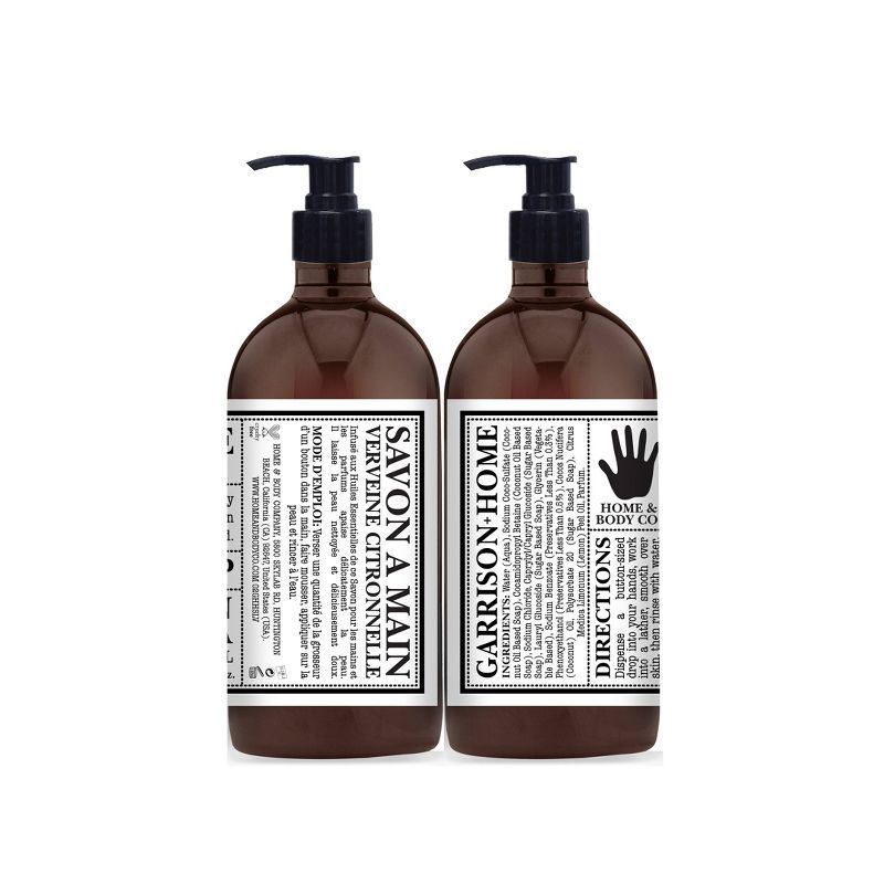 Garrison + Home Glass Hand Soaps - Lemon Verbena - 21.5 fl oz/2pk added by Jamie Gallagher