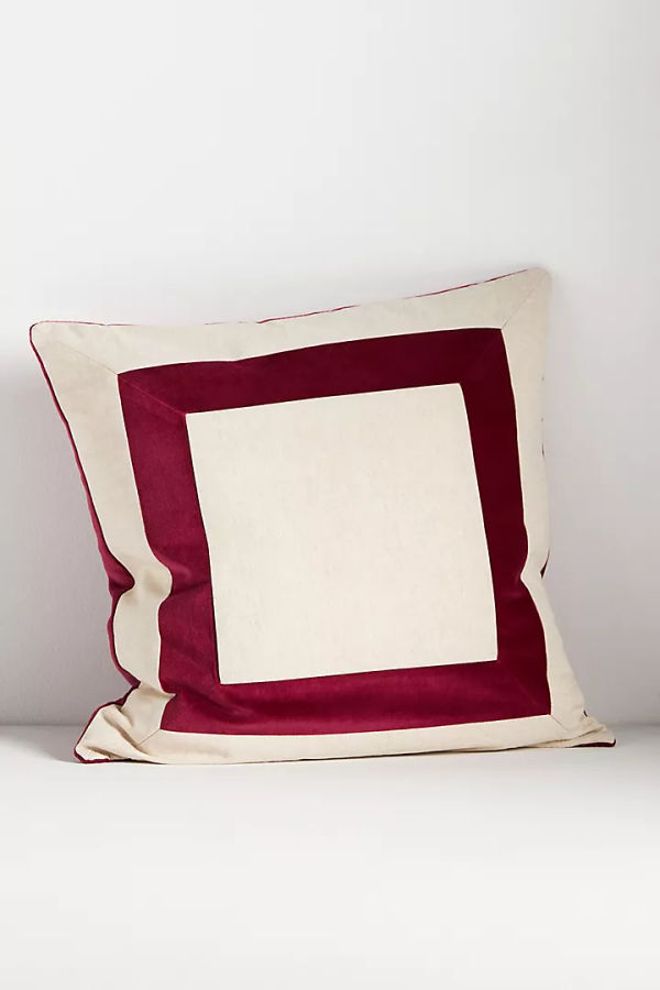 Velvet Frame Pillow added by Bethesda Home Stylist