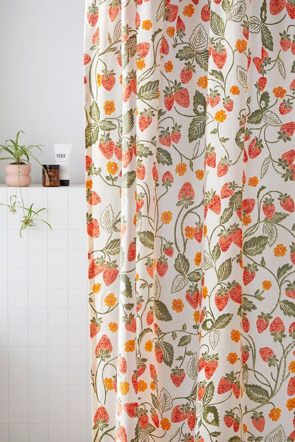Strawberry Shower Curtain added by Spoak Member