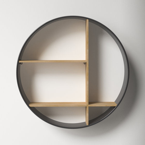 Jon 2 Tiered Circle Round Wall Shelf added by Melanie Warren