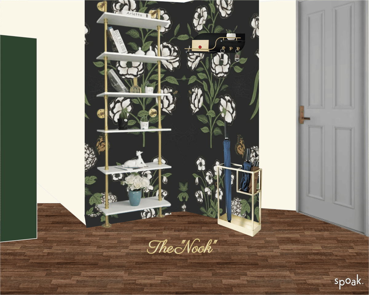 Cozy Mudroom Inspiration designed by Katy Krantz