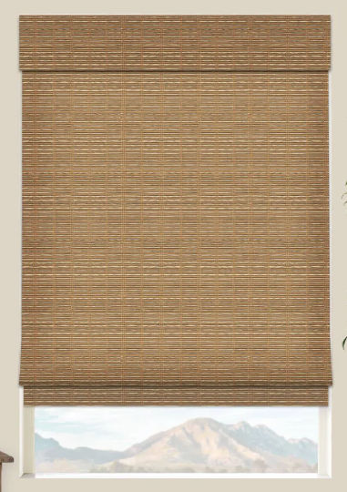Premier Modern Natural Woven Wood Shades | SelectBlinds.com added by Gracie Reid