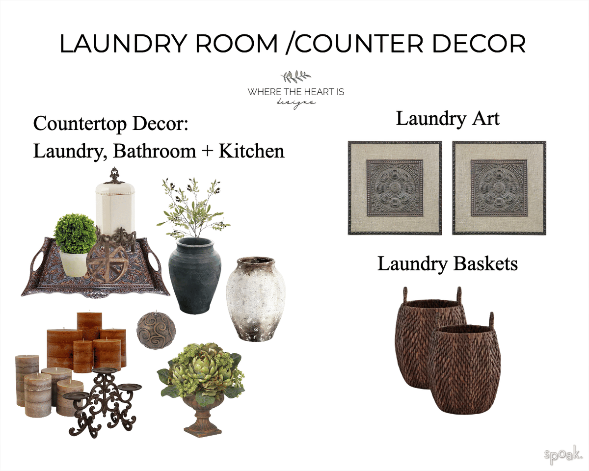 Laundry Room Inspiration designed by Where The Heart Is Designs