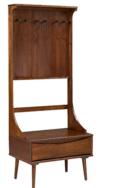 Forest Gate™ Diana 68-Inch Solid Wood Hall Tree in Walnut added by Spoak Member