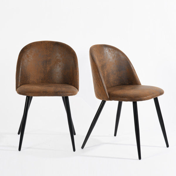 Autaugaville Upholstered Modern Dining Chairs with Metal Legs for Kitchen Living Room added by sofia D
