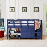 Loft bed with desk added by Keri-Ann Crawford