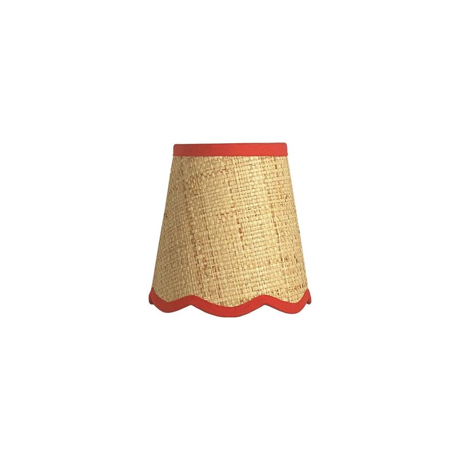 Scalloped Raffia Sconce / Chandelier Shade  Multiple Sizes & - Etsy added by Sarah Harvey