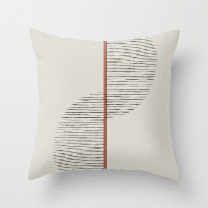 Geometric Composition II Throw Pillow by Alisa Galitsyna added by Where The Heart Is Designs