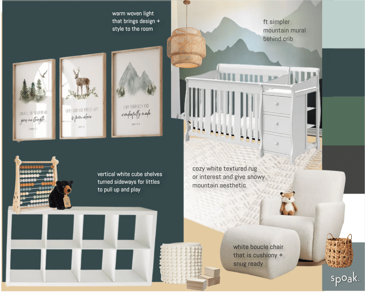 Nursery Inspo designed by Mads Ferrell