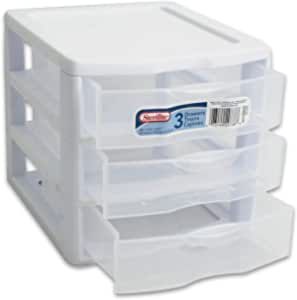 Sterilite Organizer Mini 3 Drawer Wht Sm (Pack of 2) added by Melanie Brannon