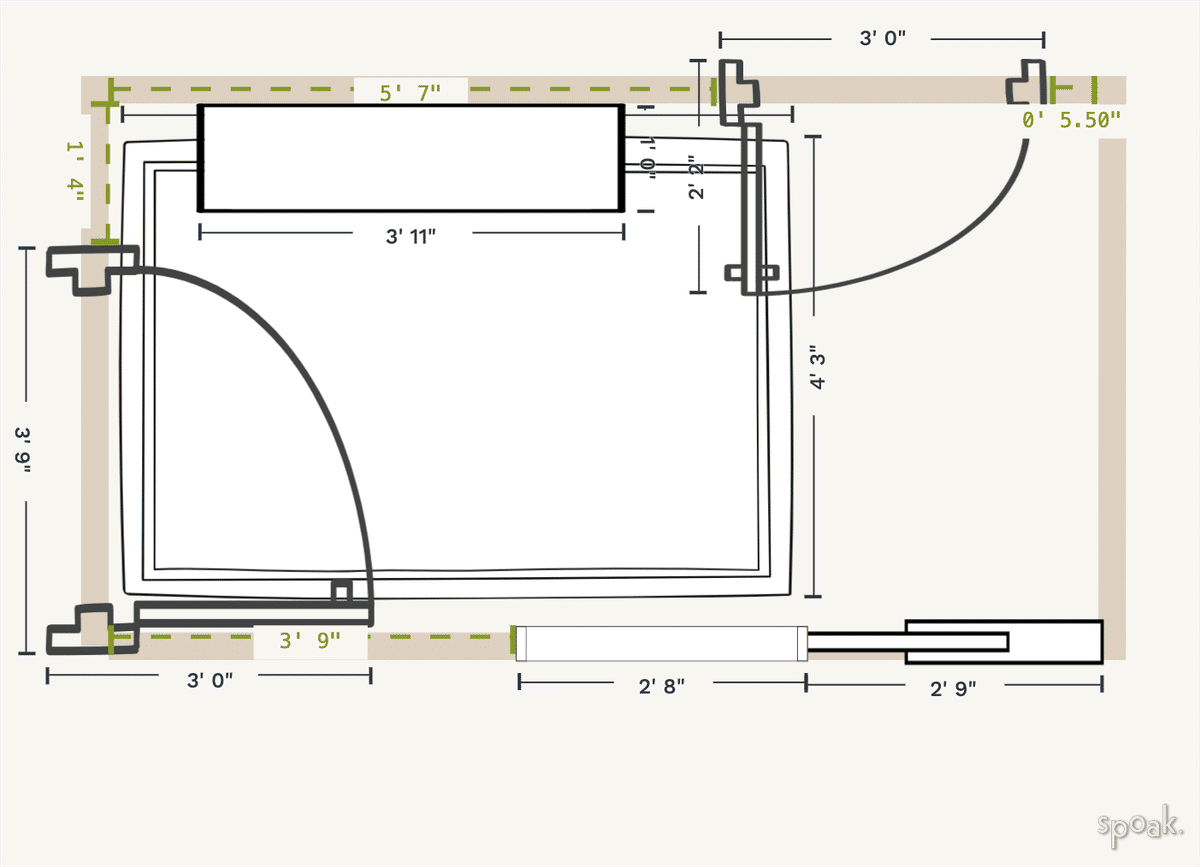 Hallway Plan designed by Averyl Yaco