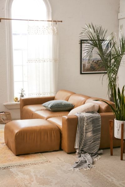 Modular Recycled Leather Sofa added by Amelia Krogh