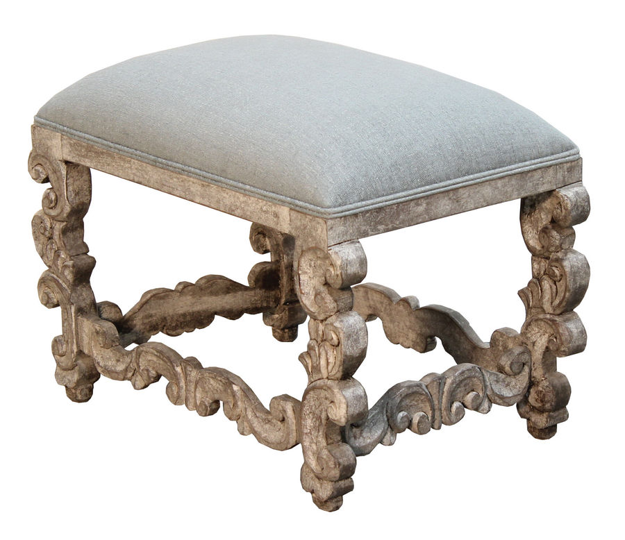 Pennisula Home Collection Co. Ottoman Bianca | Wayfair added by Sandy Schargel Interiors