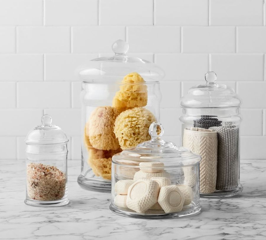 Classic Glass Bathroom Canisters added by Jaime Dorsey