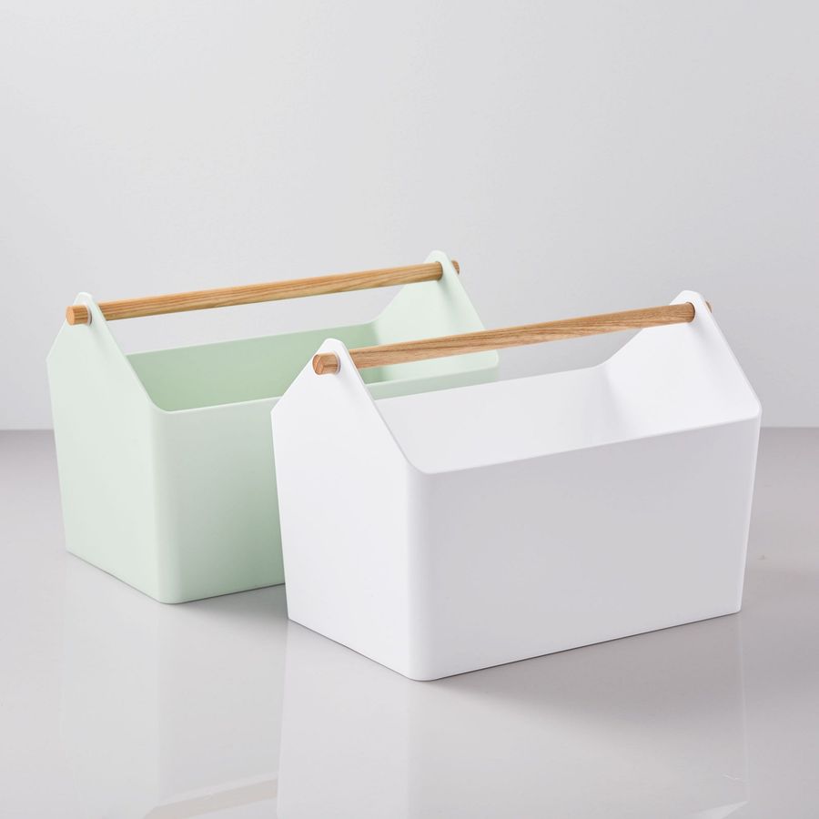 Yamazaki Wood Handle Storage Caddy added by Maria Delucia