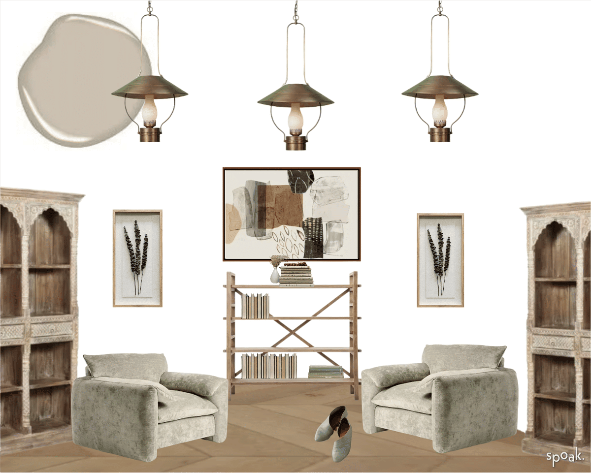 Kitchen + Living Room Inspo designed by Samantha Rice