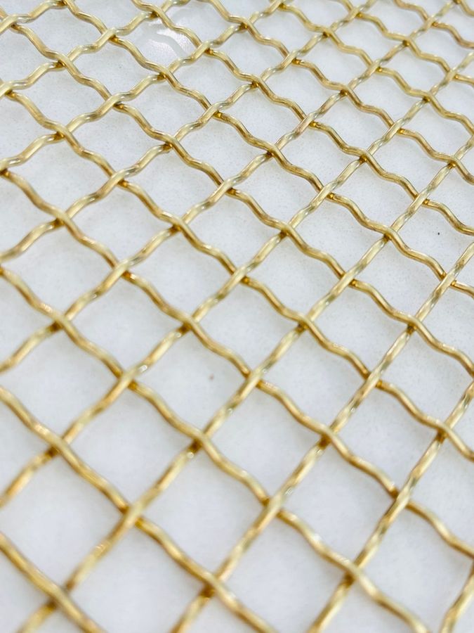 Wire Mesh Brass Furniture and Creative Grille Mesh EB - Etsy added by Laurel Browning