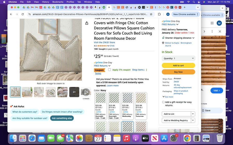 18x18 Pillow Covers added by Missy Langley