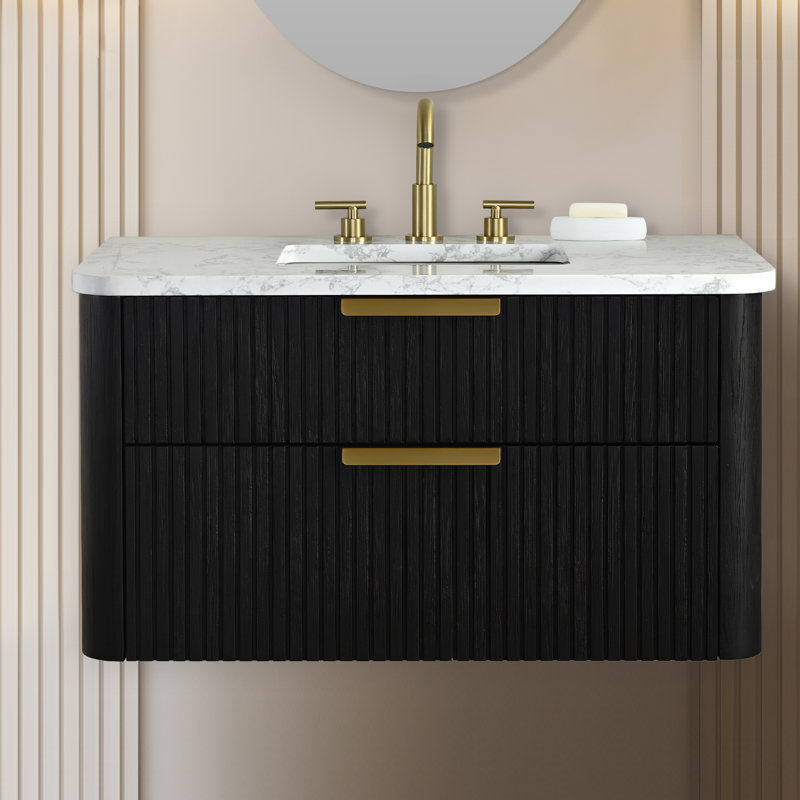 Liljan 36'' Wall-Mounted Single Bathroom Vanity added by Madeline Abernathy