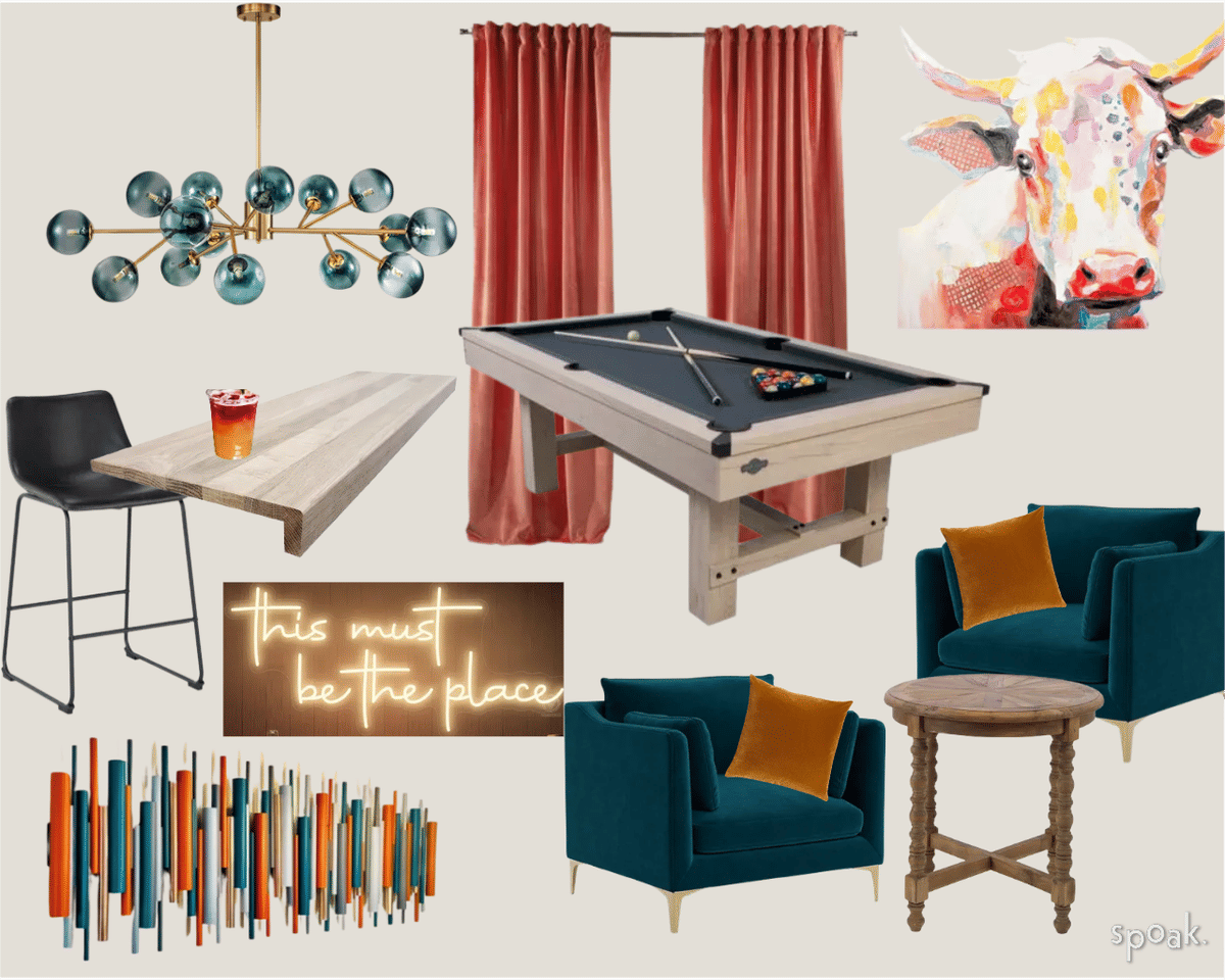 Game Room Ideas designed by Ashley McCain