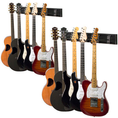Multi-Guitar Wall Rack For 10 Guitars | SW10RL-K added by KemptNO LLC