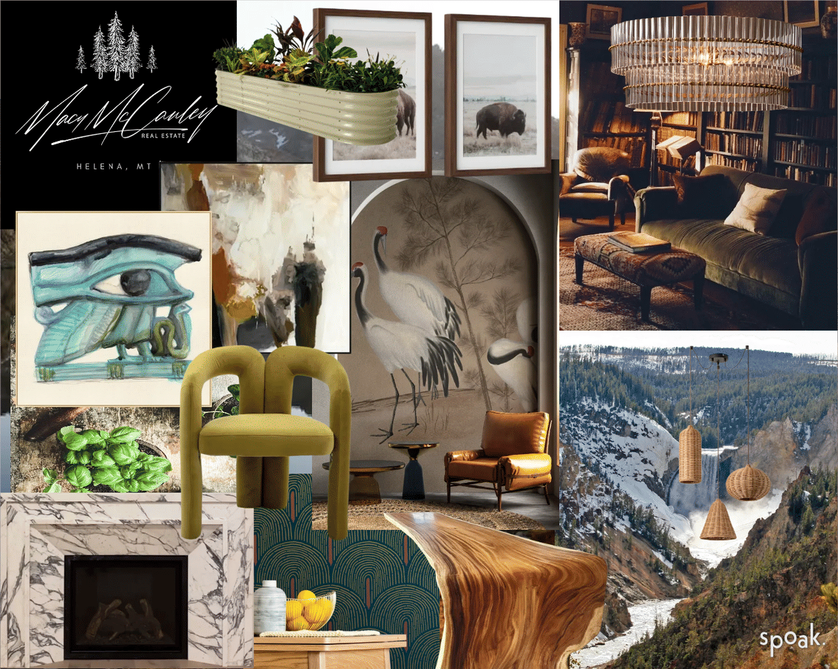 Kitchen + Living Room Inspiration designed by Macy McCauley