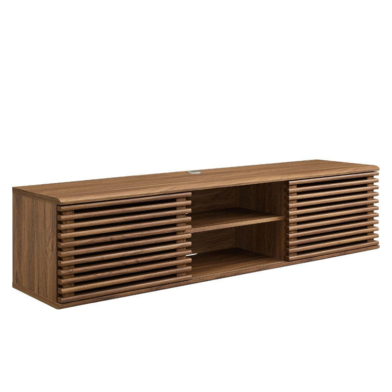 Mercury Row® Render 60" Wall-Mount Media Console TV Stand & Reviews | Wayfair added by sallie tyler