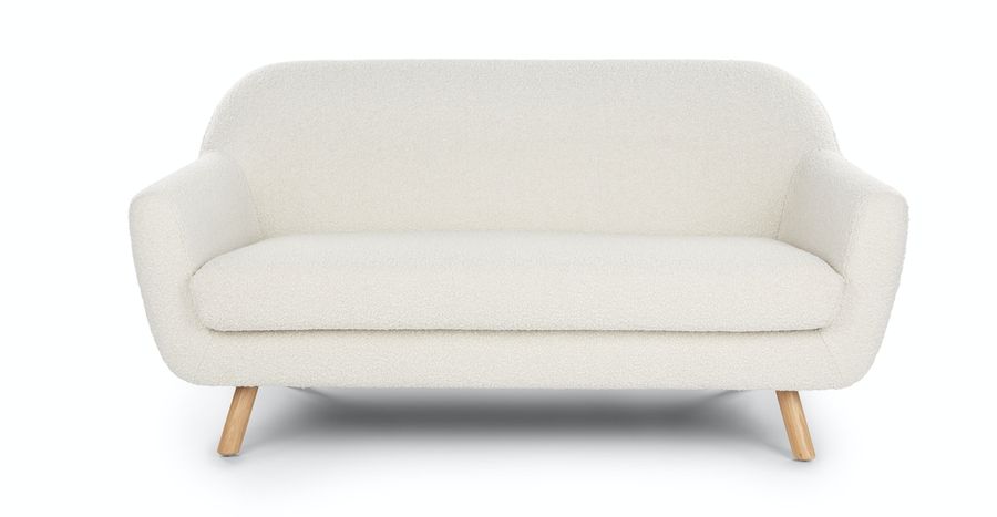 Gabriola Ivory Bouclé Loveseat added by Elevated by Elise LLC