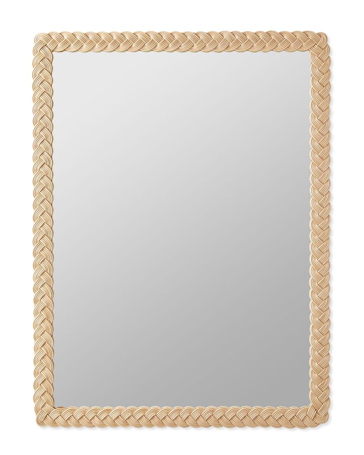 Bungalow Mirror in Wicker 35.25"W x 48"H  added by Madison Miller