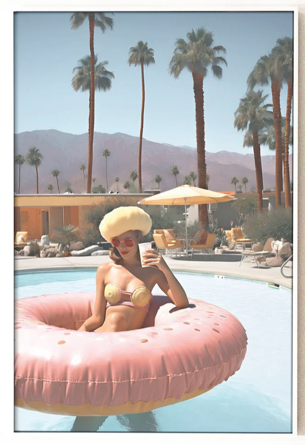 Woman by Bar Print added by Rachel Mazur