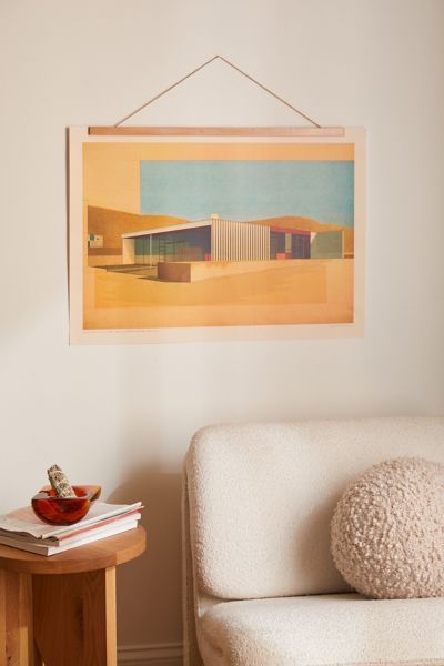PSTR Studio Sander Patelski Charles & Ray Eames And Eero Saarinen Case Study House #9 Art Print added by Kate Seymour