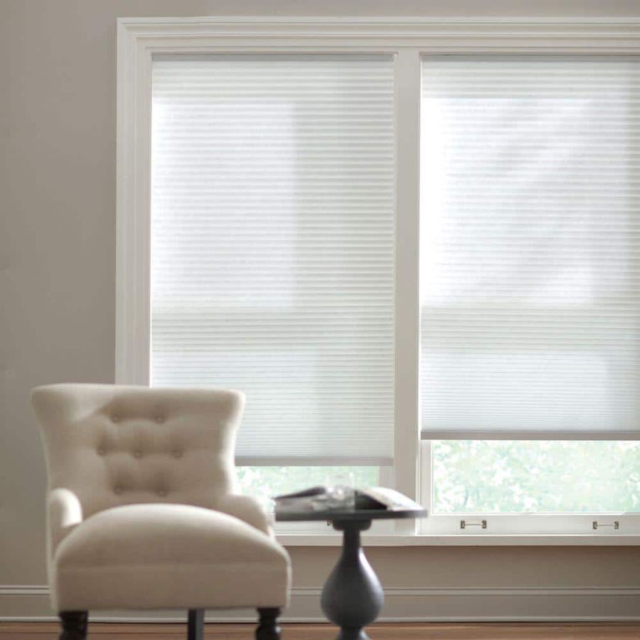 Home Decorators Collection Snow Drift Cordless Light Filtering Cellular Shades for Windows - 35 in W x 72 in L (Actual Size 34.75 in W x 72 in L) 10793478630301 - The Home Depot added by Katie Hoffman