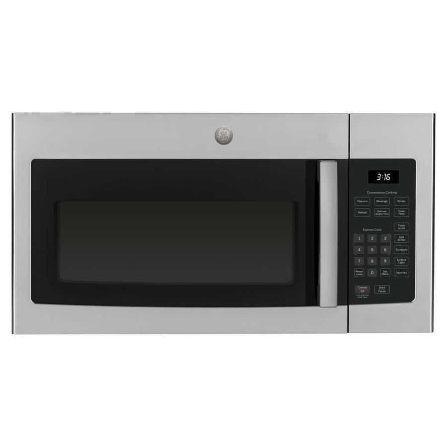 GE 1.6 cu. ft. Over-the-Range Microwave in Stainless Steel JVM3160RFSS - The Home Depot added by Corinne Keener