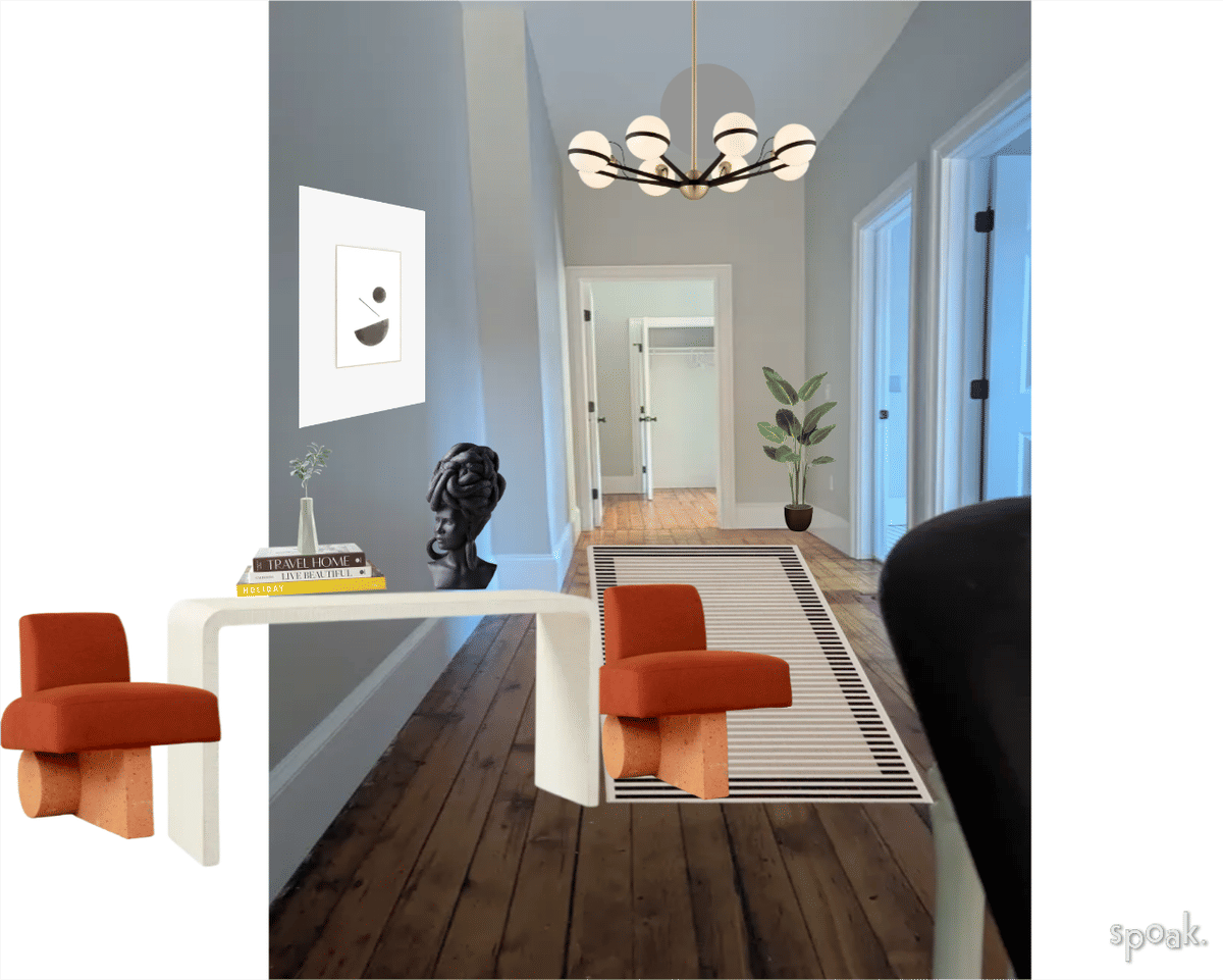 Hallway Inspo designed by Courtney Allmond