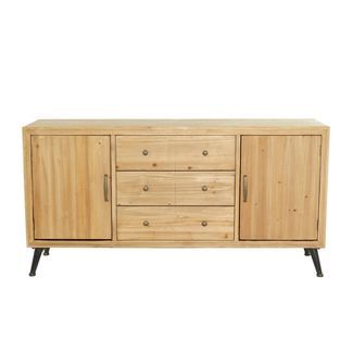 Modern Wood Sideboard Buffet Light Brown - Olivia & May added by Leah Sanders