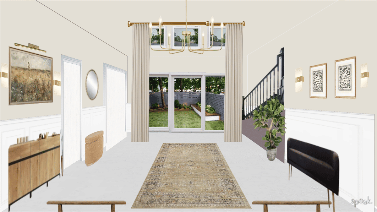Hallway Inspiration designed by Sethrina Stoddard