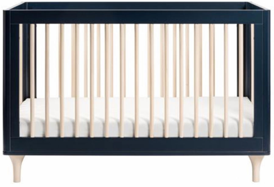 Babyletto Lolly Navy Blue Pine Wood 3-in-1 Convertible Crib with Toddler Bed Conversion Kit added by Breanna Anderson