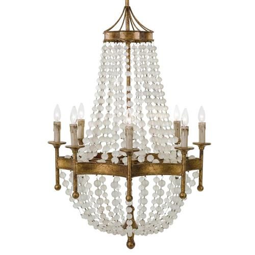 Open Box Regina Andrew Scalloped French Antique Gold Crystal 8 Light Chandelier added by Chloe Crane
