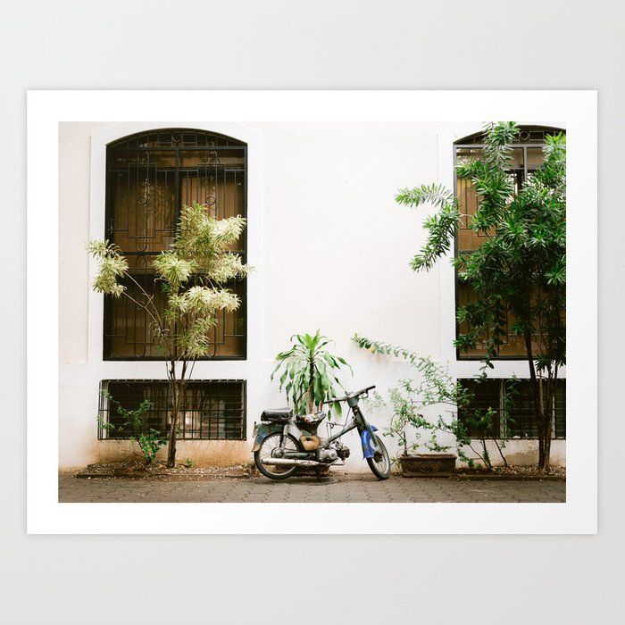 Retreo vintage scooter in Santo Domingo | Dominican Republic | Pastel fine art photography poster Art Print by raisazwart - fine art travel photography added by Lindsay Medendorp