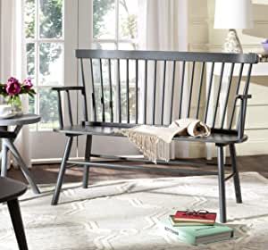 Safavieh American Homes Collection Addison Spindle Back Grey Bench added by Gabrielle Roberts