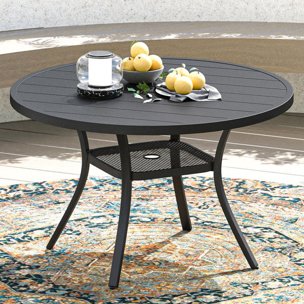 Nyoka 47.2L x 47.2W Outdoor Dining Table for 6 added by Amanda Oswald