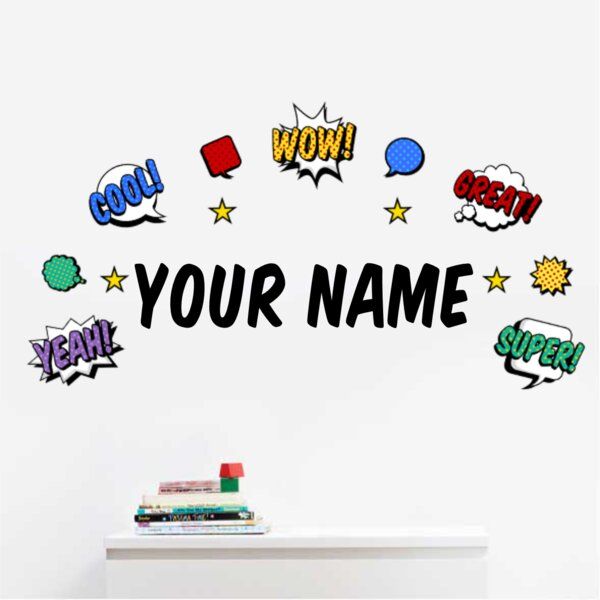 Text & Numbers Wall Decal added by Clara Murga