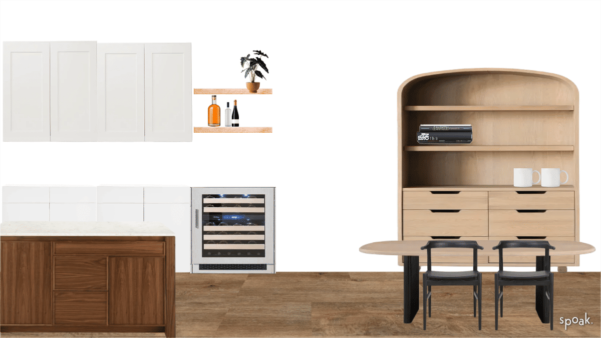 Kitchen + Living Room Ideas designed by Karen Baruh