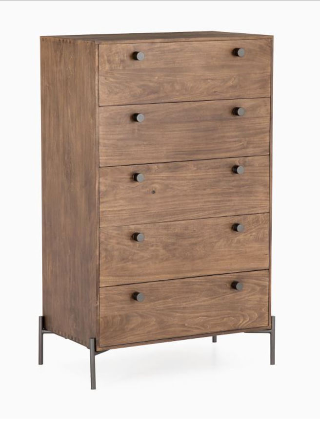 Iron & Wood 5-Drawer Dresser (31.5") added by Tina Robinson