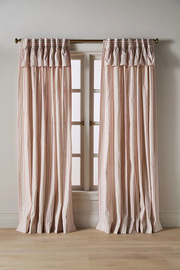 Cotton Printed Stripe Valence Curtain added by Stephanie Sutton