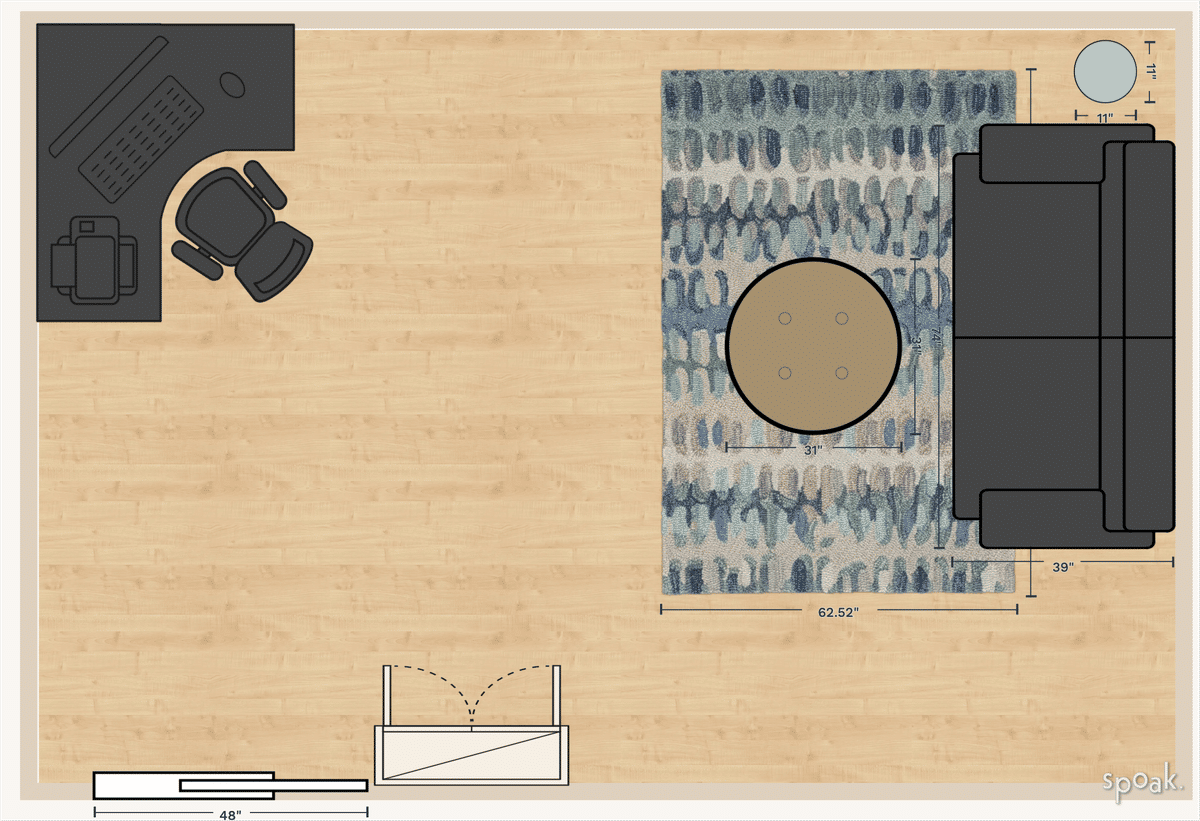 Office Plan designed by Sarah Vanier