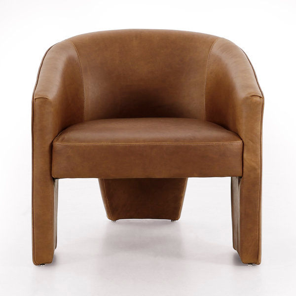 Fae Genuine Leather Barrel Chair added by Lacey Kilfoyl