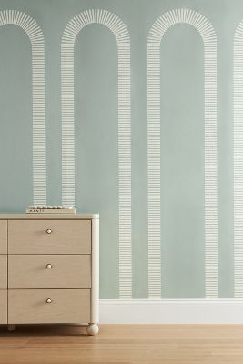Mitchell Black Colonnade Wallpaper added by Alexandra Cohen