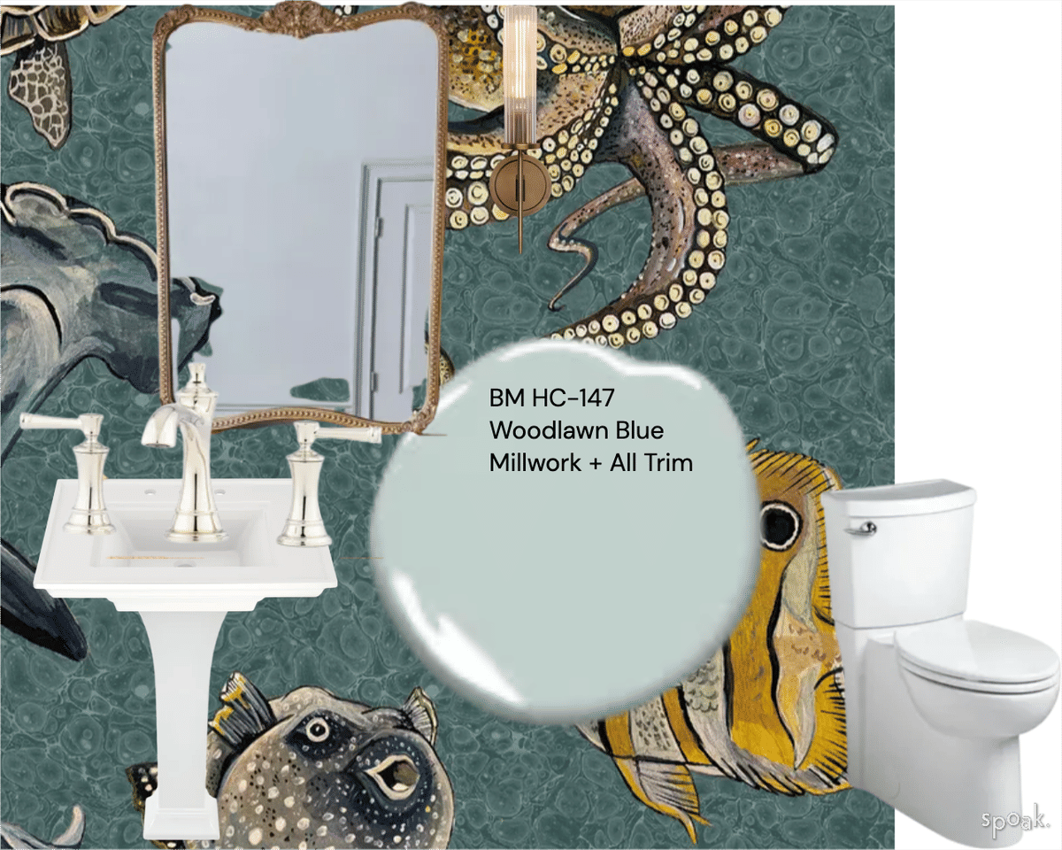 Bathroom Inspiration designed by Avery Foret