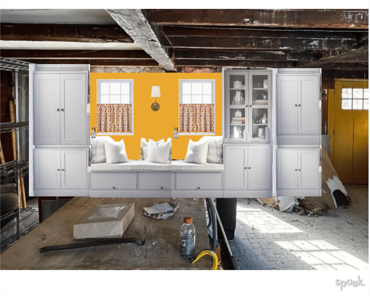 Farmhouse Craft Room Inspo designed by sarah higgins